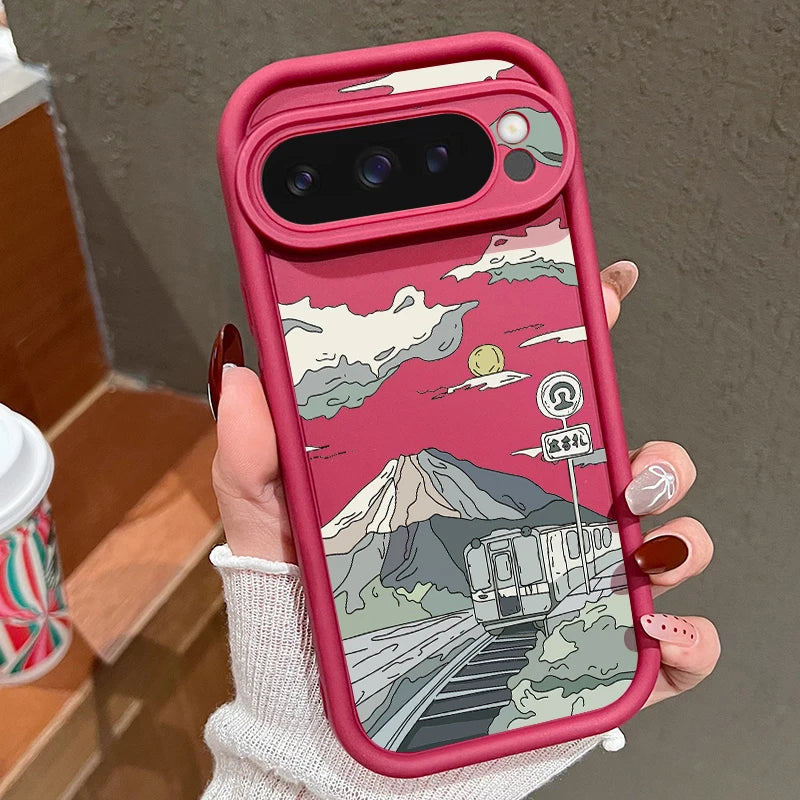 Solid color TPU case for Pixel 8 7 Pro 9 XL