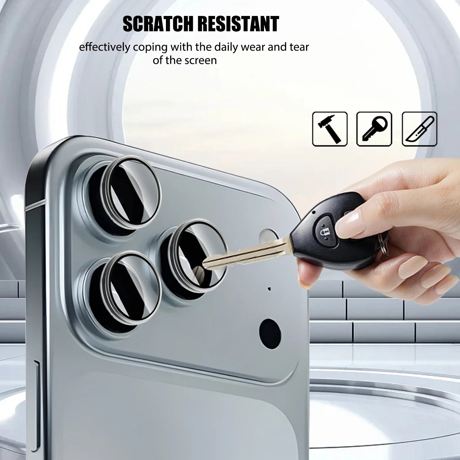 Camera lens protector set for iPhone 17 series