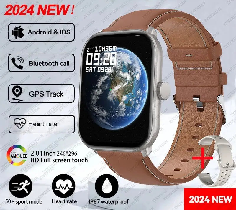 Moderne Sport-Smartwatch mit AMOLED und GPS 2025