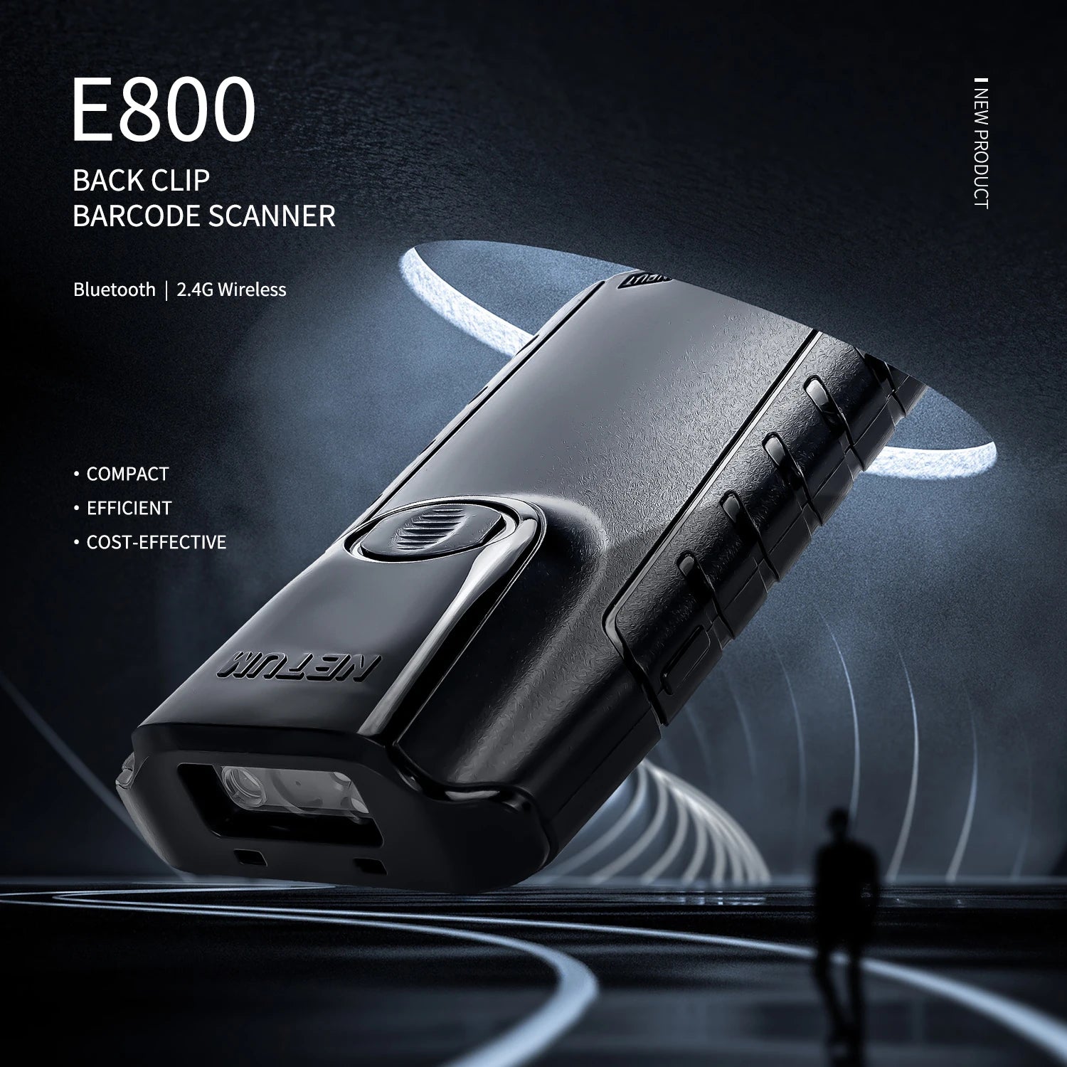 Wireless CCD & 2D QR barcode scanner for cash registers