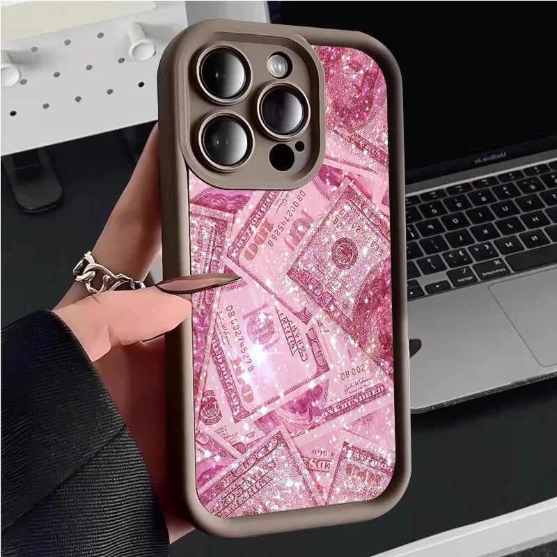 Pink Dollar Design Soft Case for iPhone 17