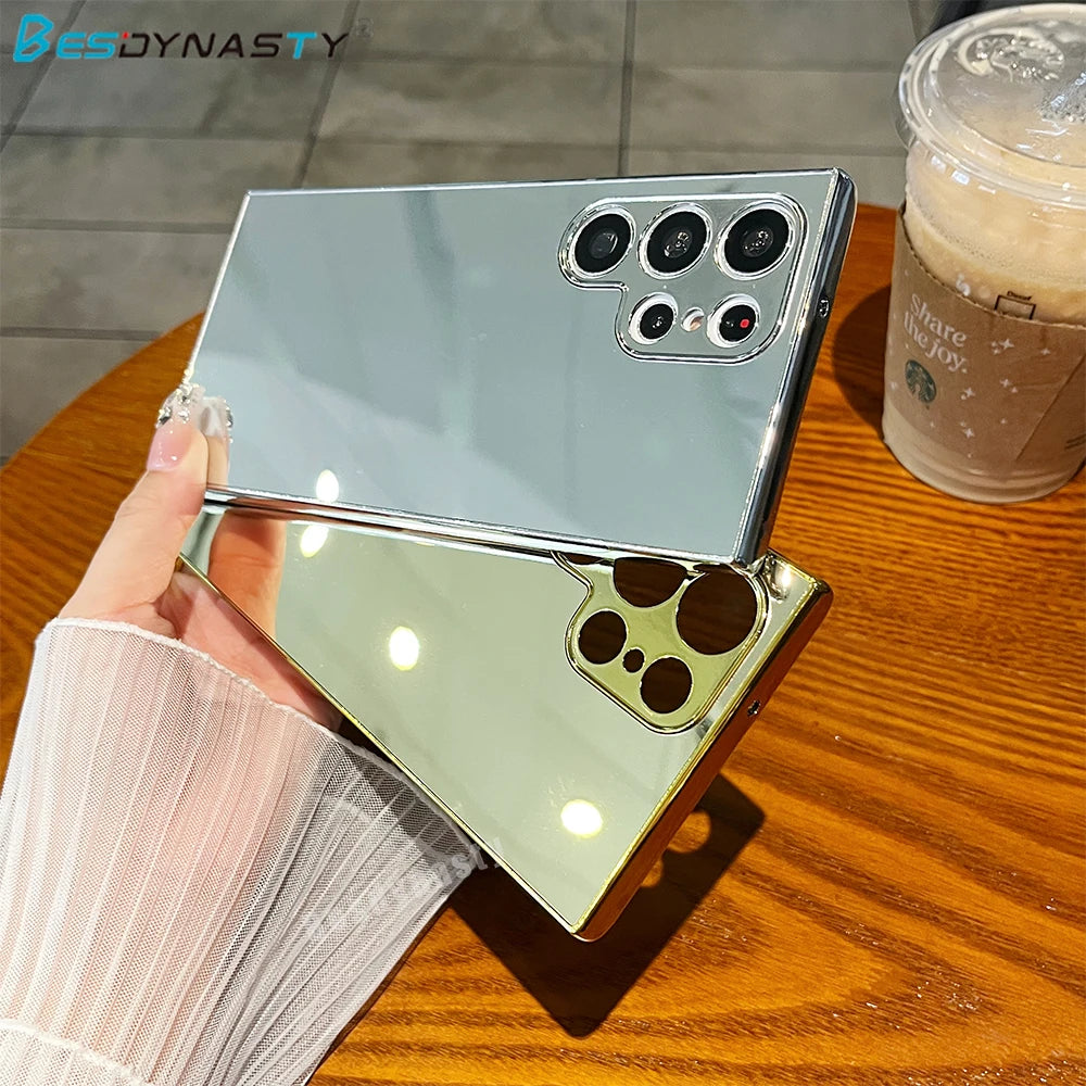 Spiegel Glanz Hülle für Samsung Galaxy S25 Ultra