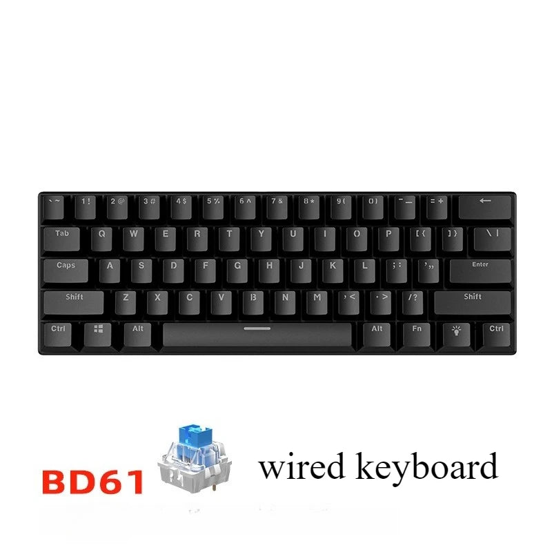 60 % Mechanische Gaming-Tastatur Weiß