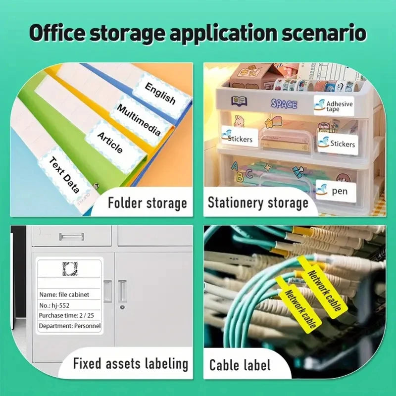 Marklife Mini Etikettendrucker Bluetooth Tintenlos Büro