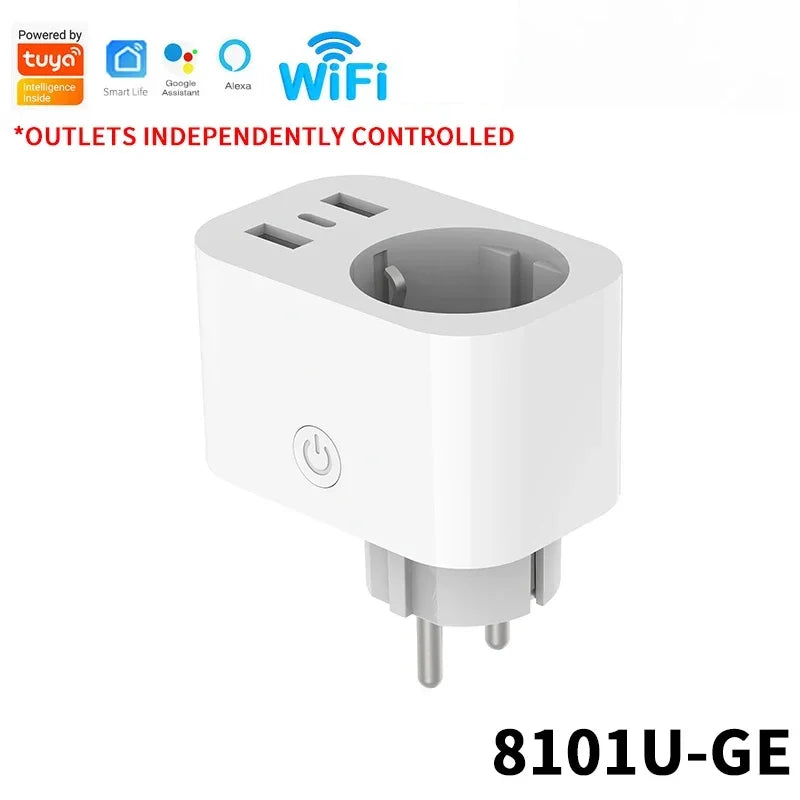 Tuya Smart Plug EU with App, Alexa & Power Metering