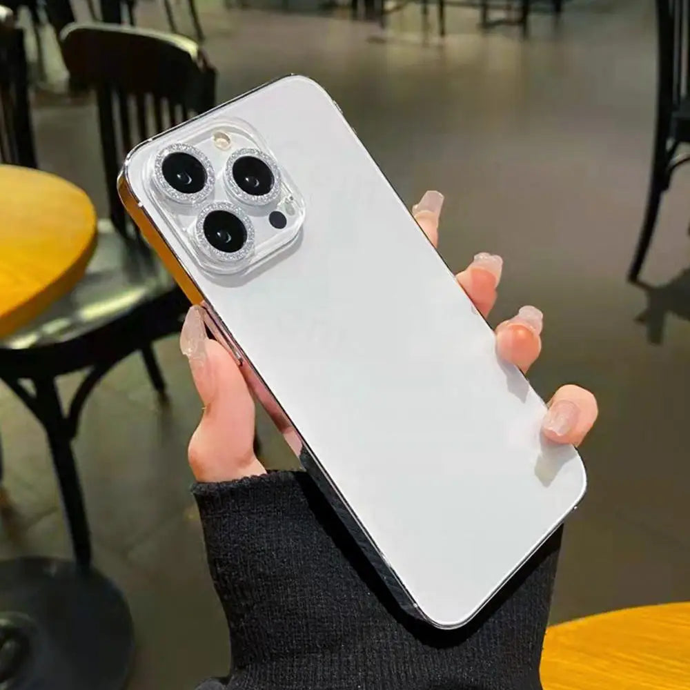 Glitter camera lens protector for iPhone