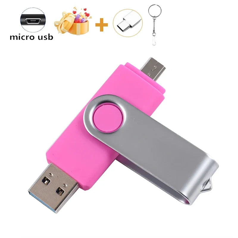 2-in-1 USB-Flash-Laufwerk 128 GB