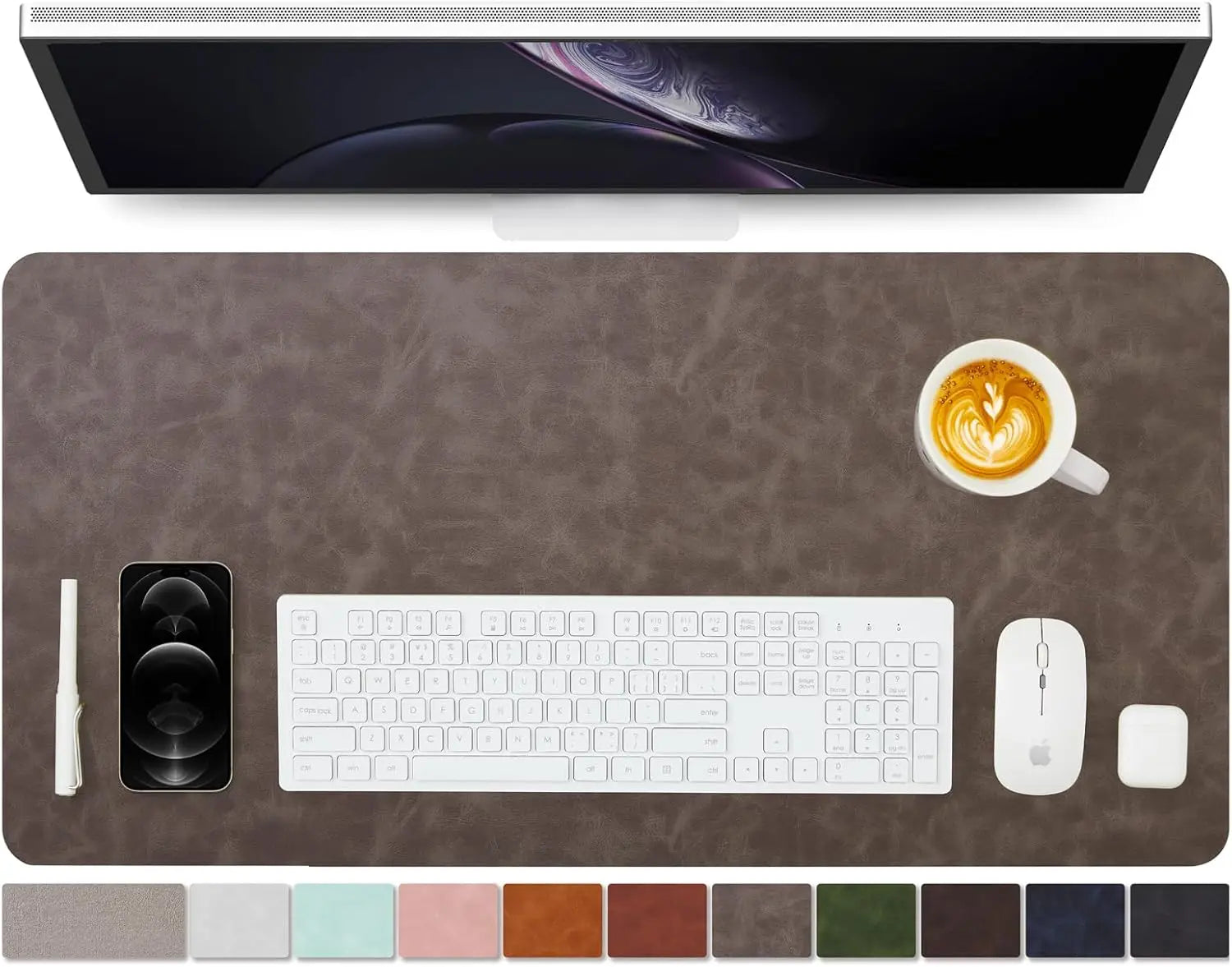 YSAGI Leder Schreibtischmatte PU