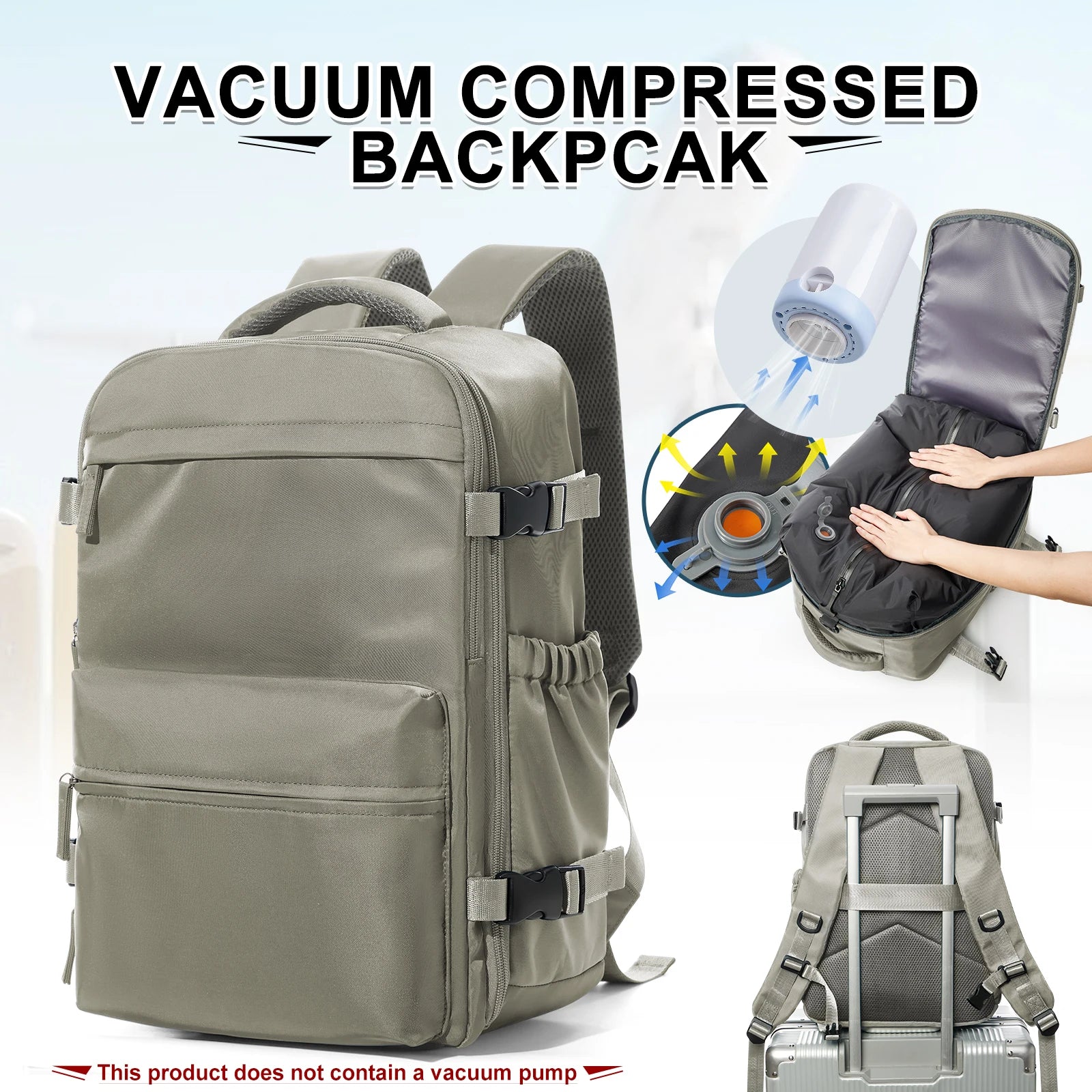 Modischer Laptop- & Reiserucksack