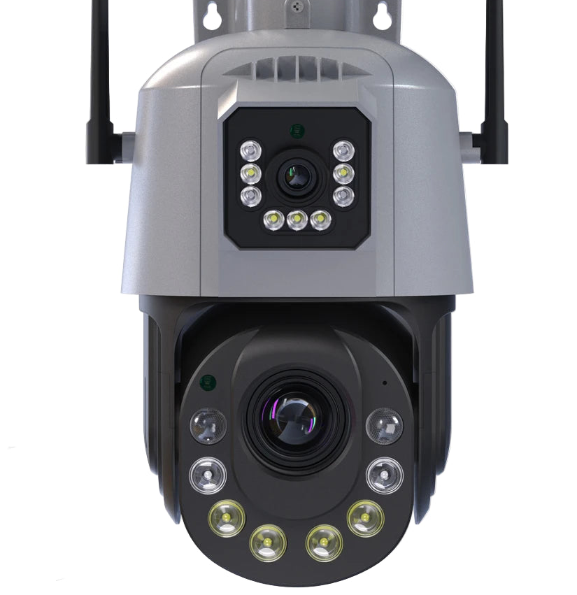 4K 8MP Dual-Lens PTZ WLAN Kamera Außen