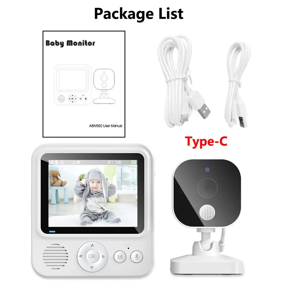 2.8 inch baby monitor with night vision and audio
