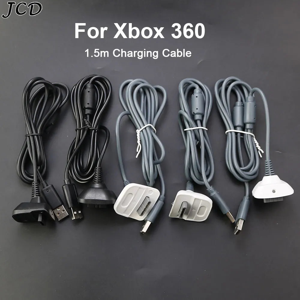 Câble de chargement USB JCD pour manette Xbox 360 1,5 m