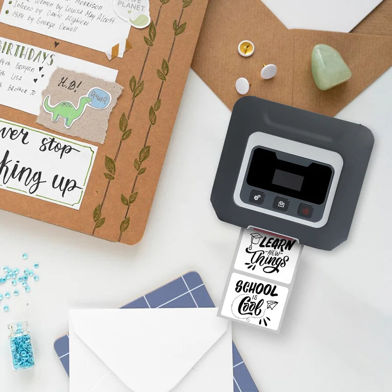 SK35 Mini Bluetooth Label and Photo Printer