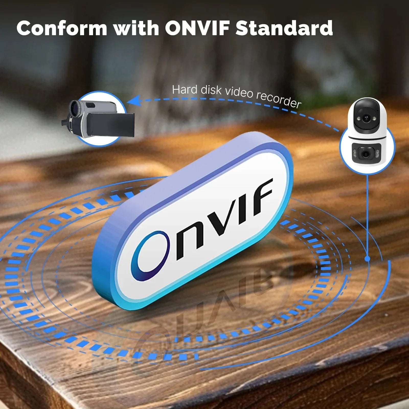 8MP WLAN Überwachungskamera mit Dual-Objektiv & Zoom