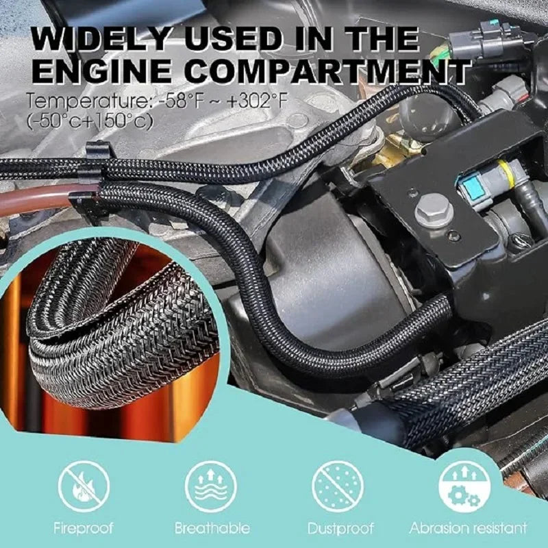 Geflochtene Kabelhülse aus Nylon für Kabelschutz