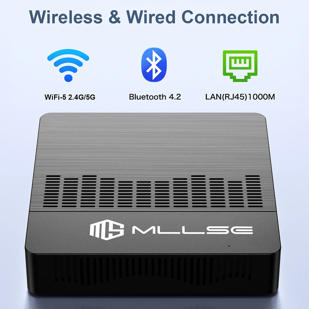 Kompakter Mini-PC Intel N4000 mit 6GB RAM & WLAN