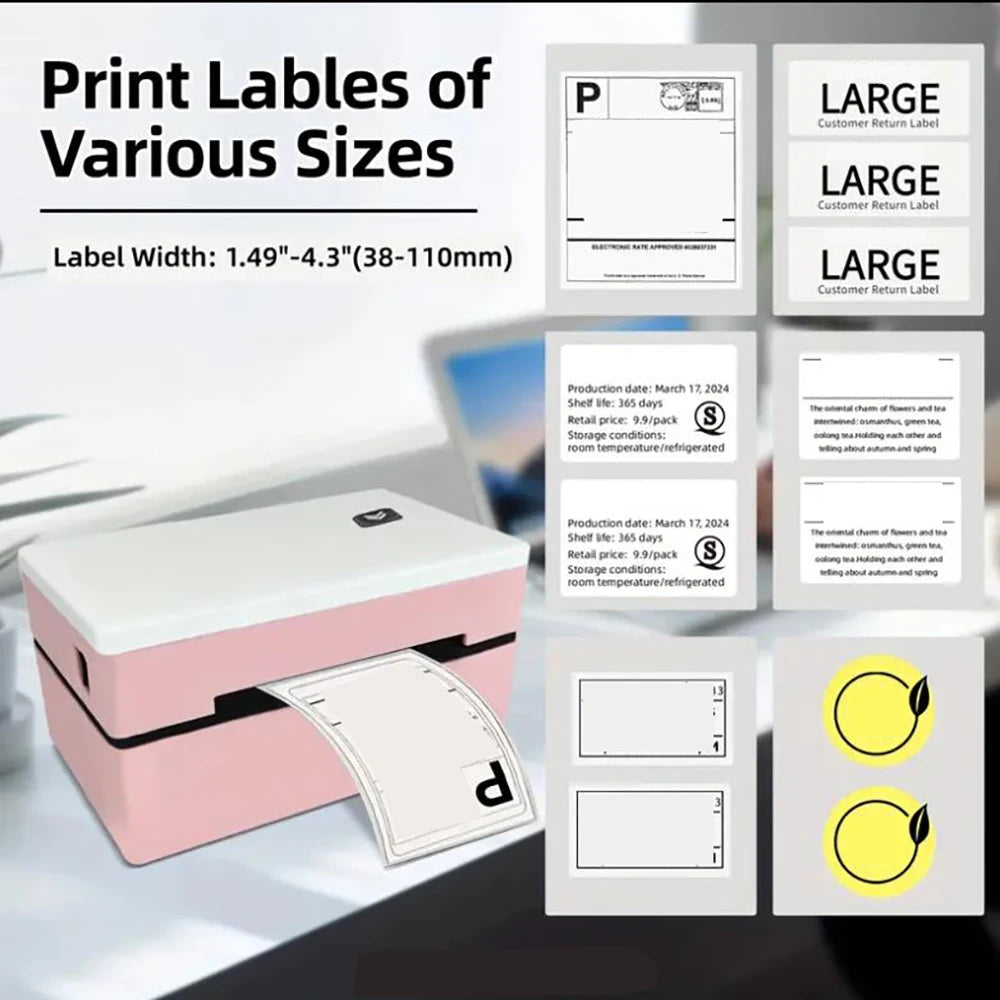 Marklife D200 Versandetikettendrucker 4x6 Bluetooth