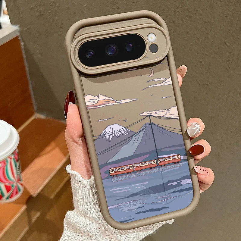 Solid color TPU case for Pixel 8 7 Pro 9 XL