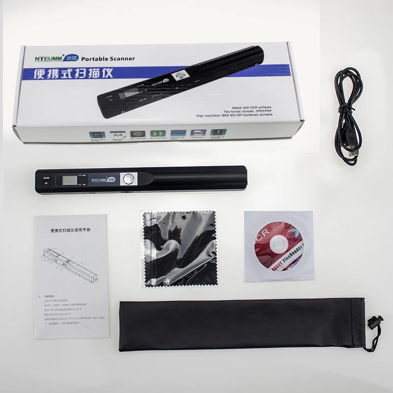 Tragbarer HD Dokumenten- und Buchscanner A3