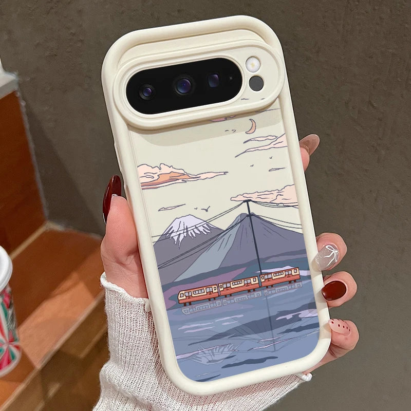 Solid color TPU case for Pixel 8 7 Pro 9 XL