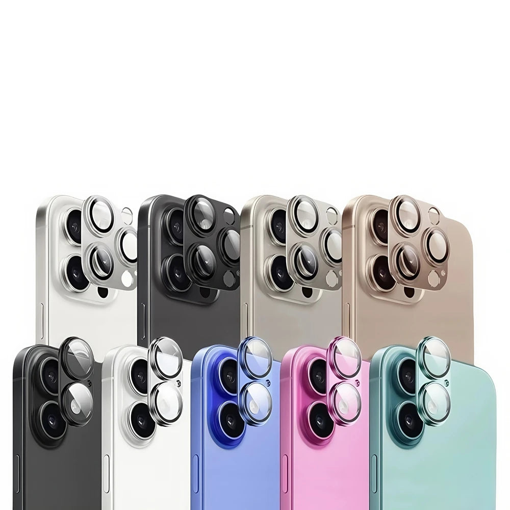 Metall Kamera Glas Schutz für iPhone 17