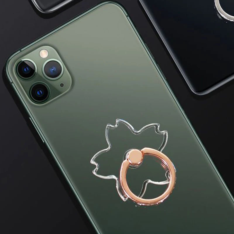 Transparenter 360° Handy-Ringhalterständer