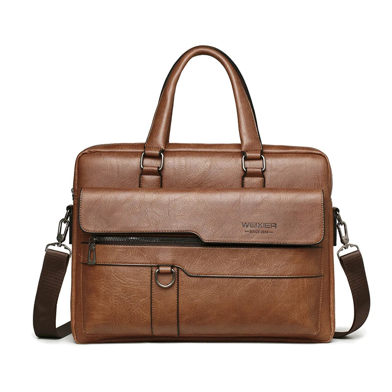 Vintage Herren Aktentasche PU-Leder