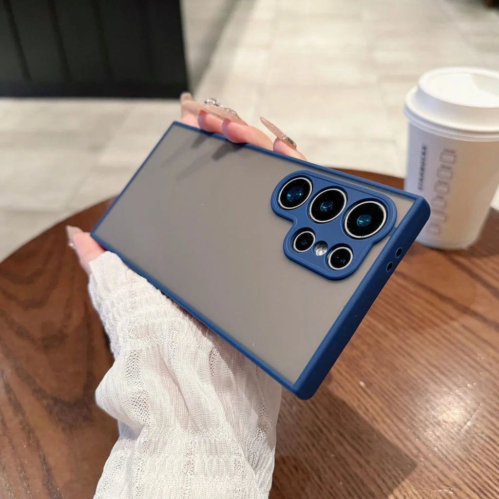 Matt transparente Stoßschutz-Hülle Samsung