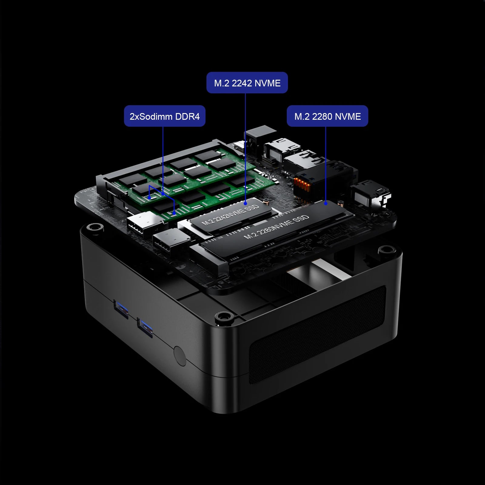 Leistungsstarker Gaming Mini-PC mit SSD & Windows 11