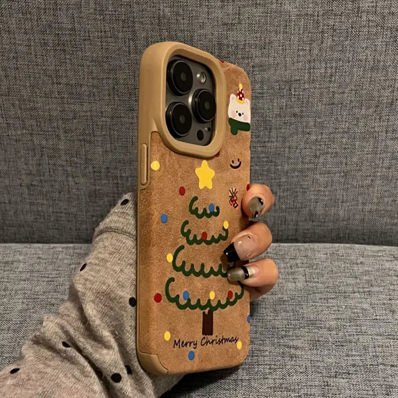 Winter Weihnachtsbaum Hülle für iPhone 17