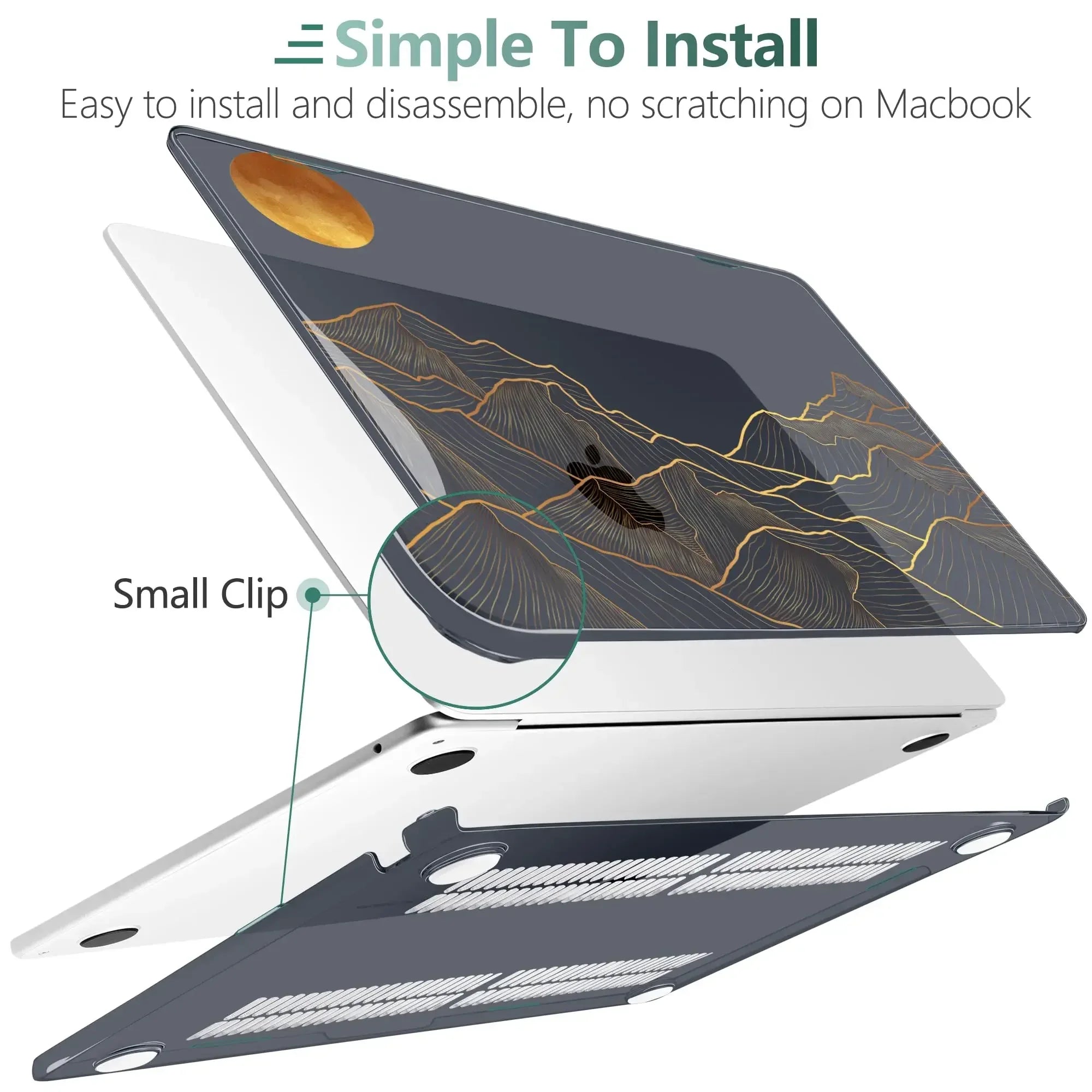Transparente Laptop-Hartschale