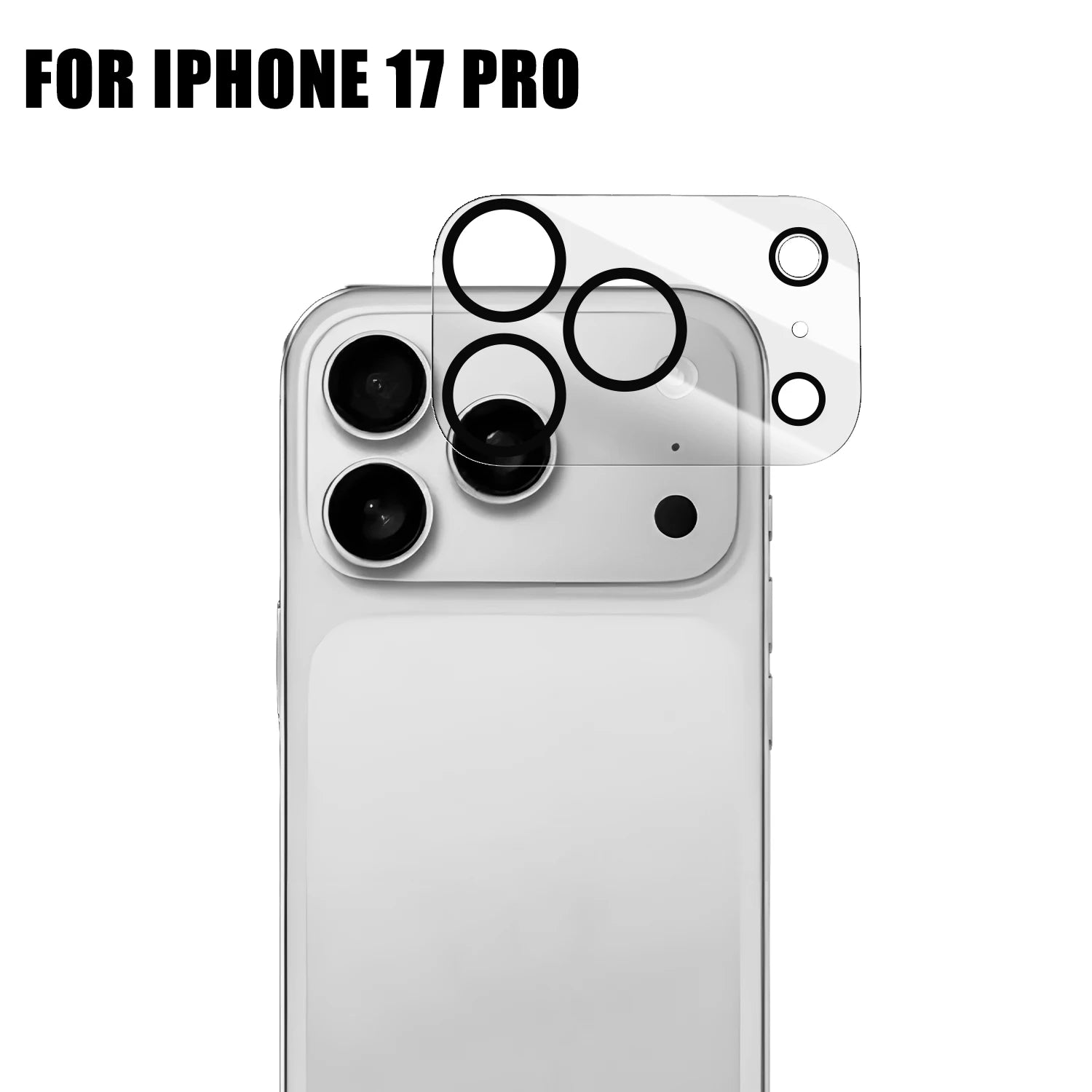 Camera lens protector glass for iPhone 17 series