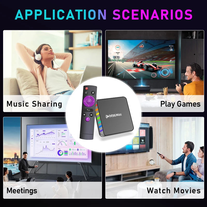 4K Smart TV Box Android 11 mit WiFi6 & Quad Core