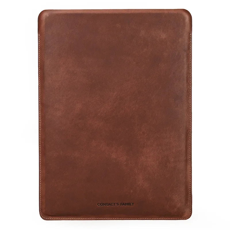 Handgefertigte Leder-Laptoptasche MacBook Air 13,6 Zoll