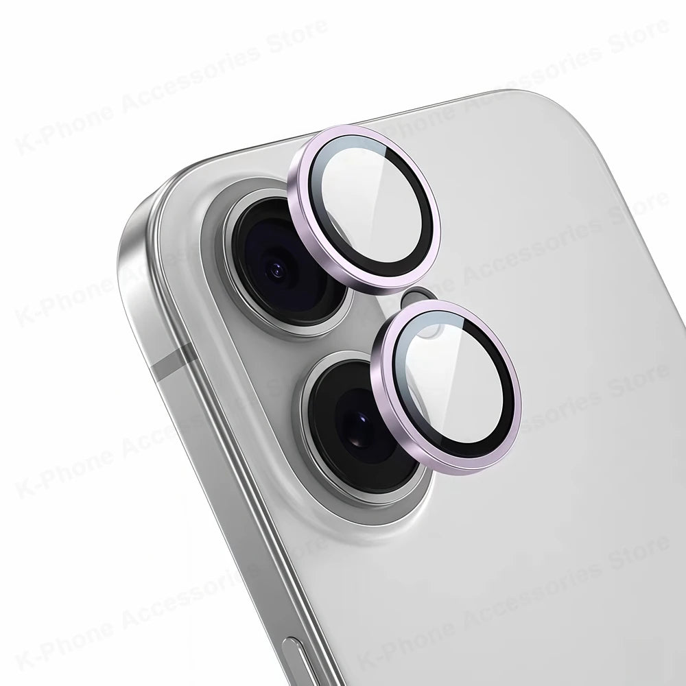 Aluminum camera protective ring for iPhone 17