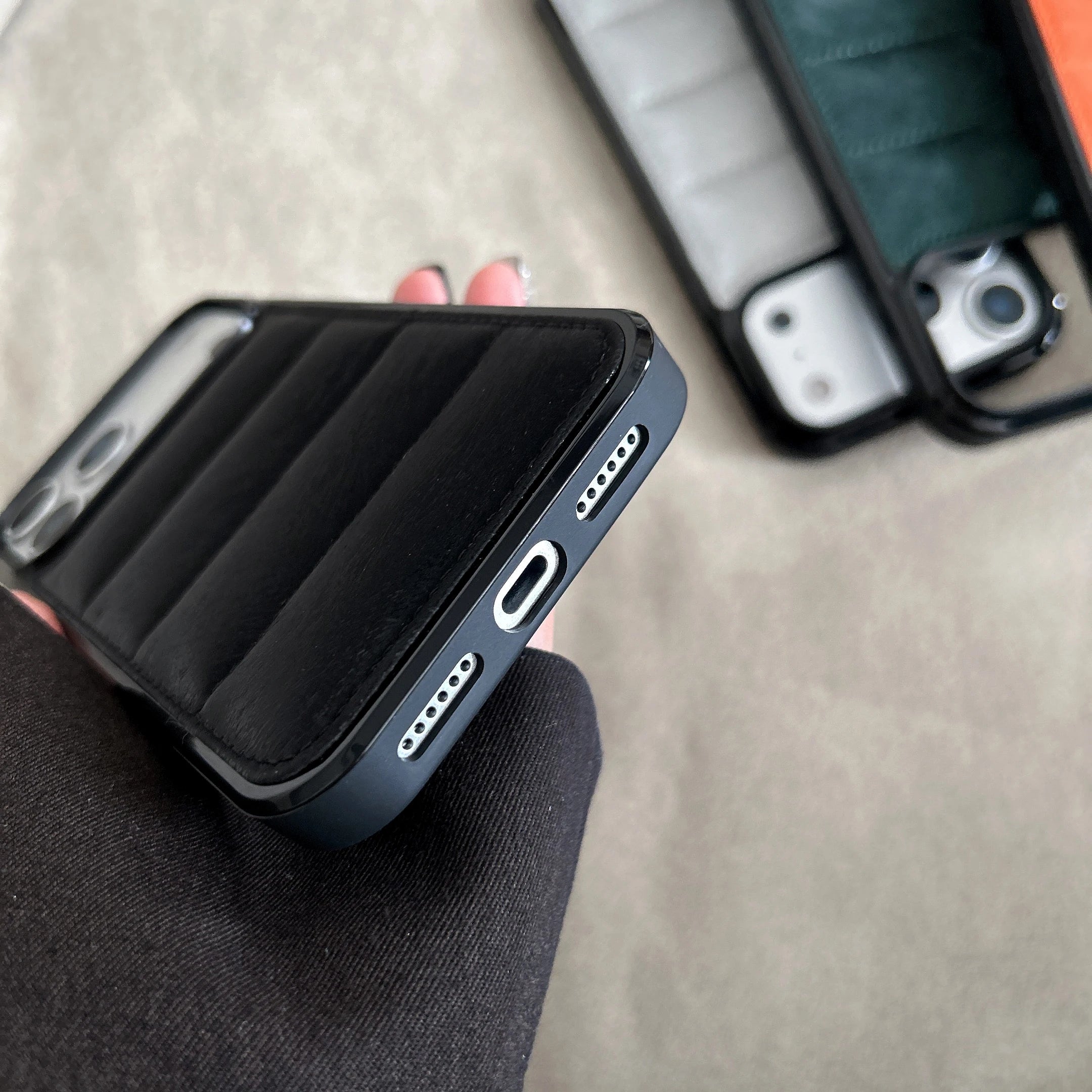 3D phone case with horsehair for iPhone 17