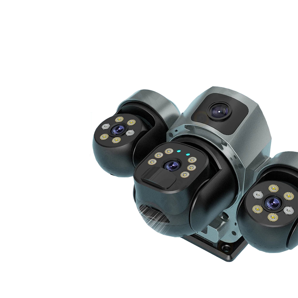 Outdoor Solar 4G PTZ Kamera 6K HD PIR Nachtsicht