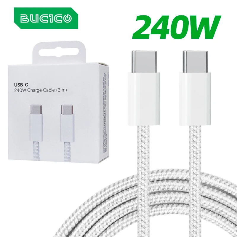 240W USB-C PD Schnellladekabel Typ C