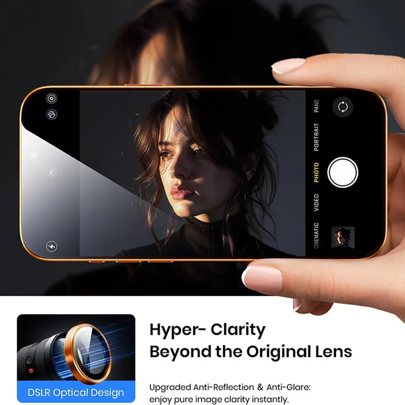 Alu Kamera Linsenschutz Glas für iPhone 17 Pro Max