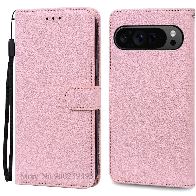 Leder Flip Wallet Hülle für Google Pixel 10 Pro XL