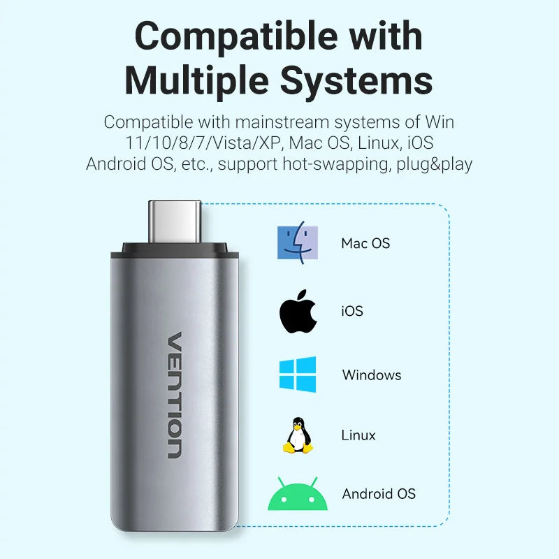 Tions USB-C Kartenleser Micro SD Adapter