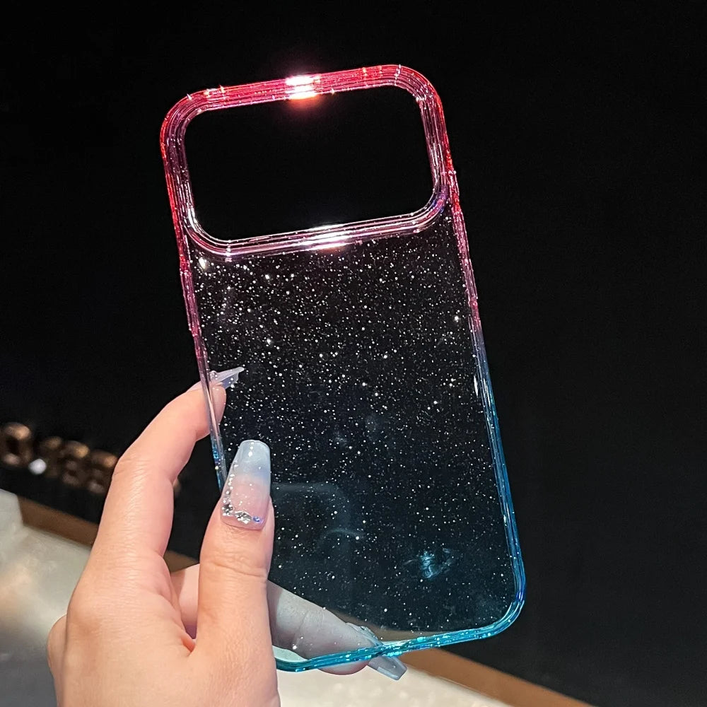 Glitzer Gradient Hartcase für iPhone 17 Pro Max