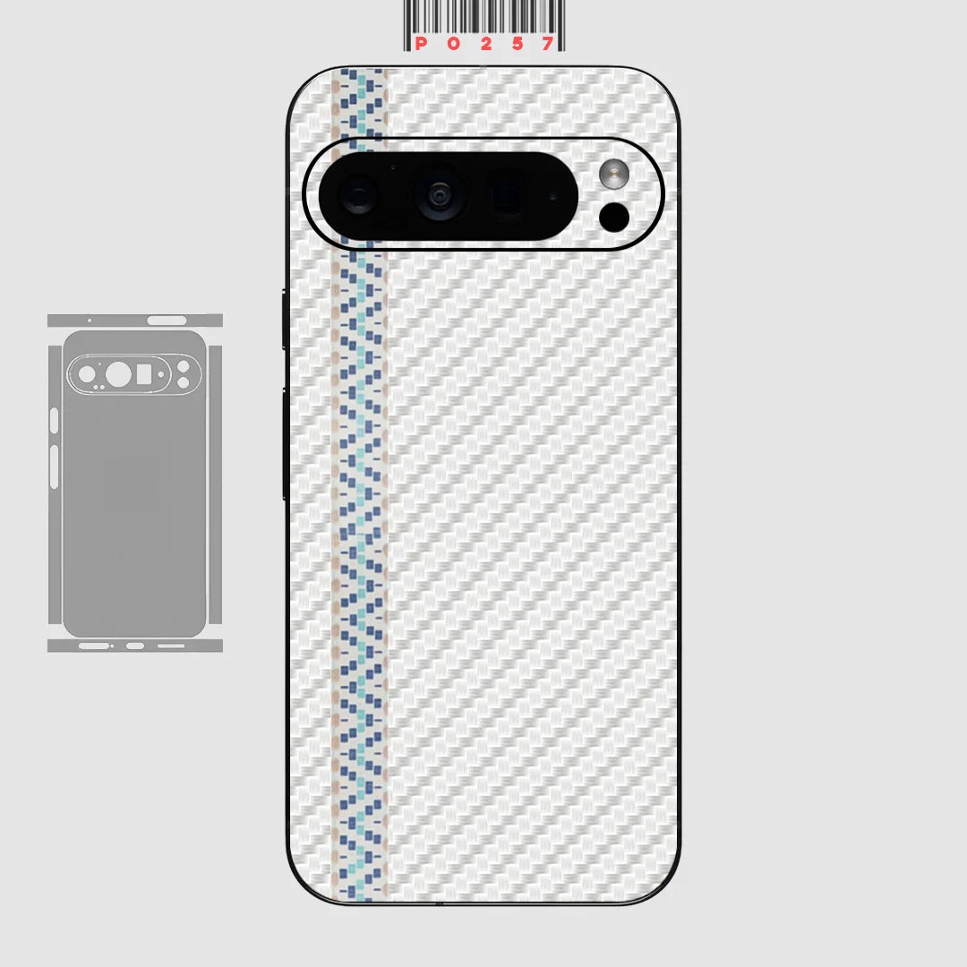 Kohlefaser Hautfolie für Pixel 9–7 Pro