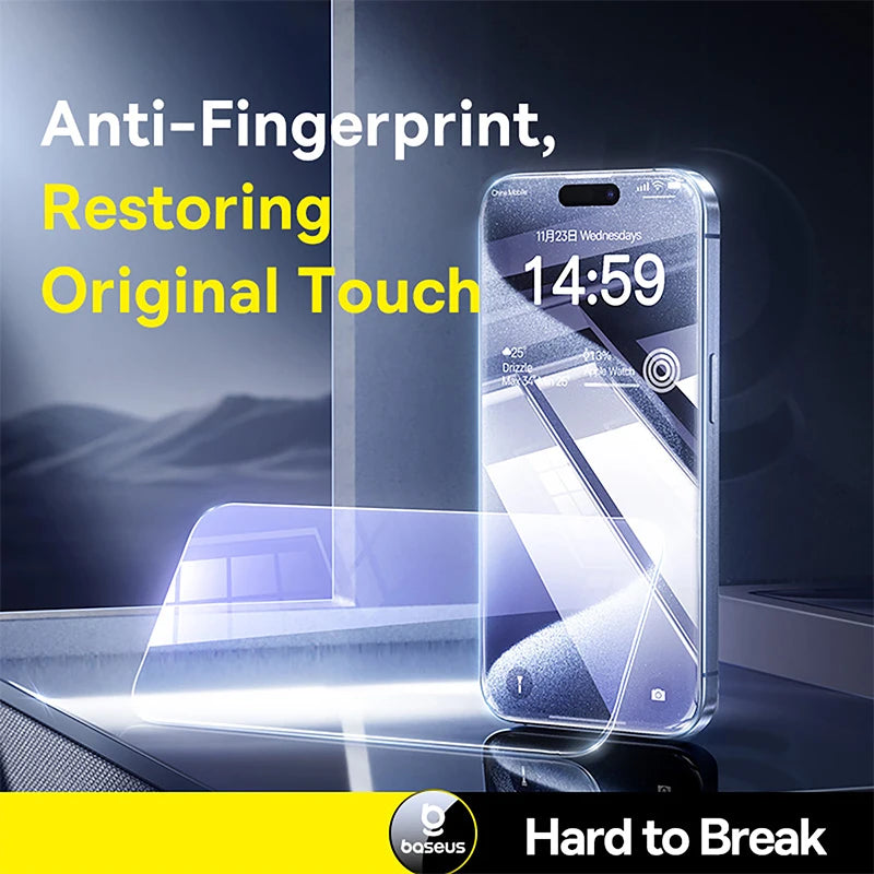 Baseus Displayschutz iPhone Klar