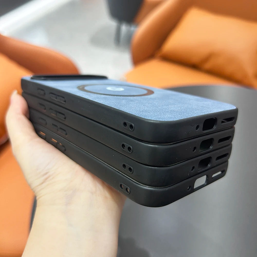 Magnetische Ledertasche Pixel 9 10 Pro