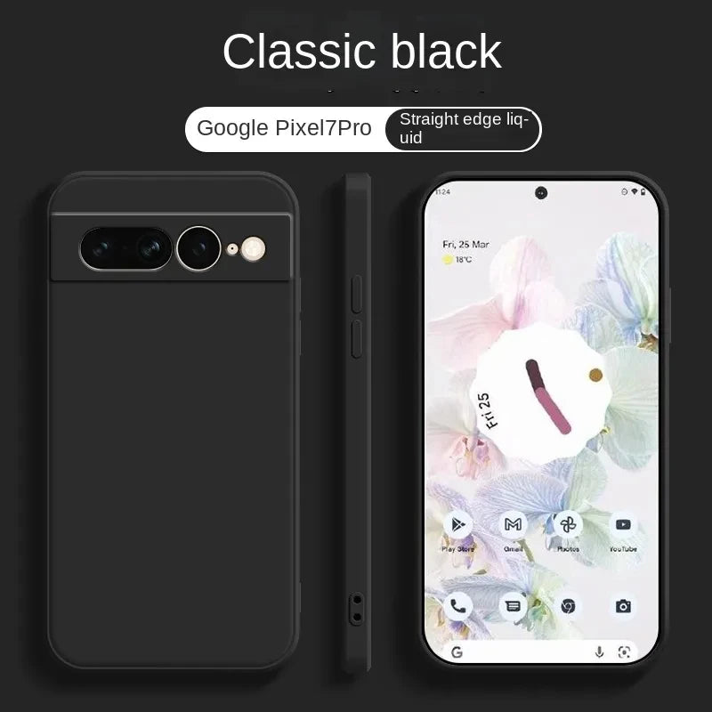 Liquid silicone case for Pixel 8A–10 Pro
