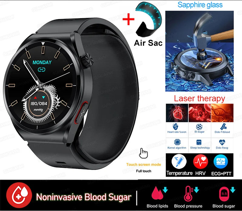 Präzise Gesundheits-Smartwatch Blutdruck & Herzfrequenz