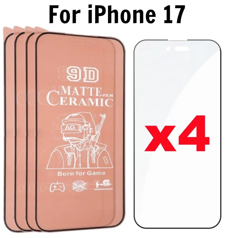 Mattes Keramik Schutzfilm für iPhone 17 Serie