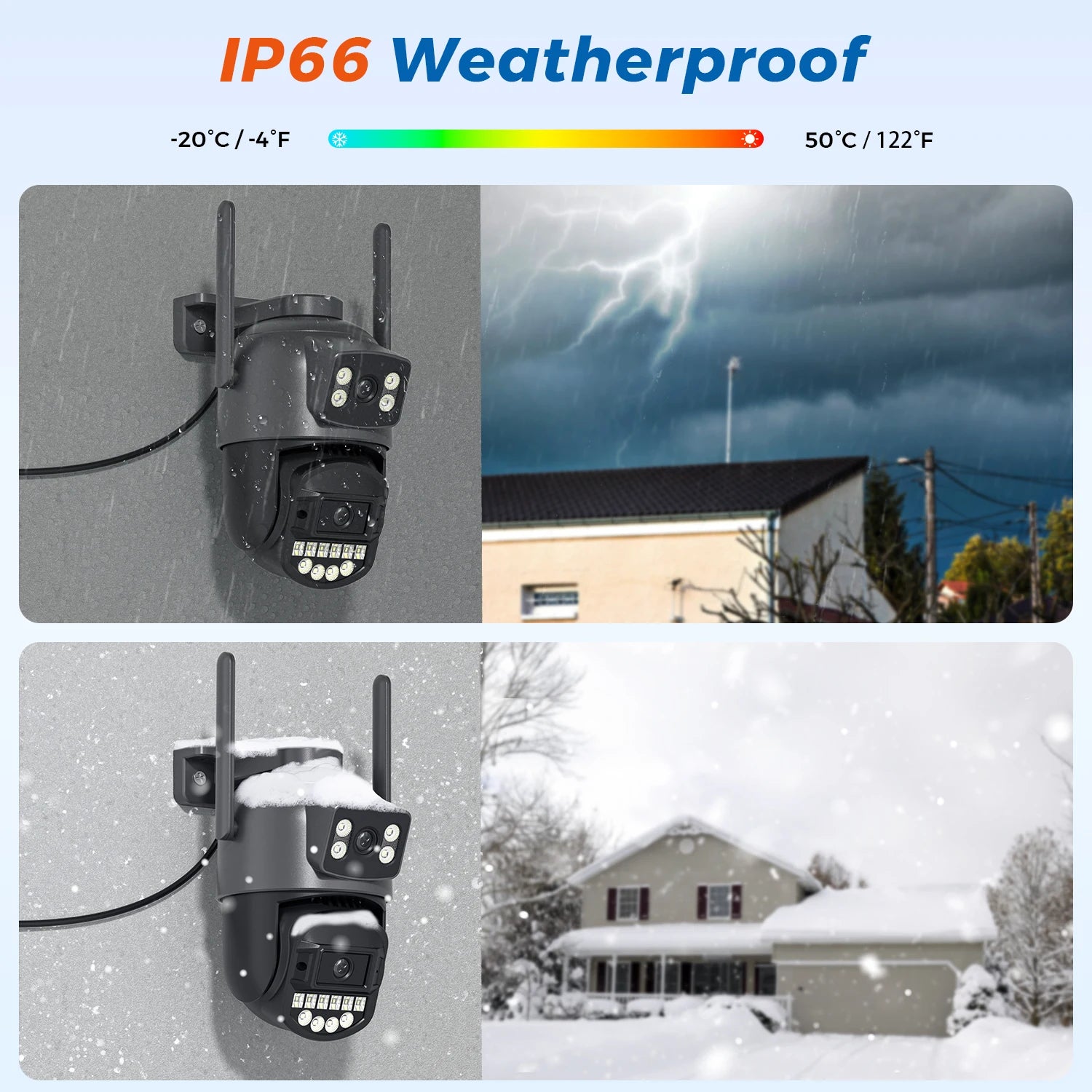 10MP PTZ IP Überwachungskamera mit Dual Objektiv