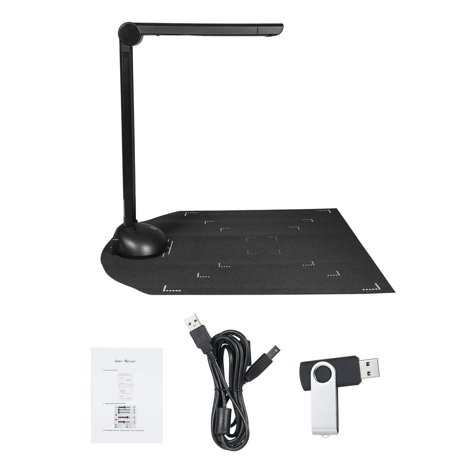 A3 A4 Dokumentenkamera mit 16MP und LED-Licht